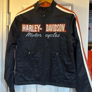 Harley Davidson HD Classic Striped Ladies Women’s Jacket. Size S.  Gently used